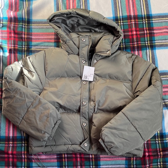 Cropped Jacket KhakI/Olive/Camouflage Green Small NWT - Picture 1 of 1